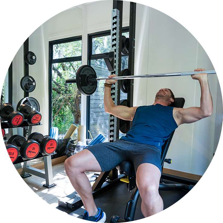 Work out with a view, and take a moment to move and reconnect with your body in the middle of all the adventure and indulgence.